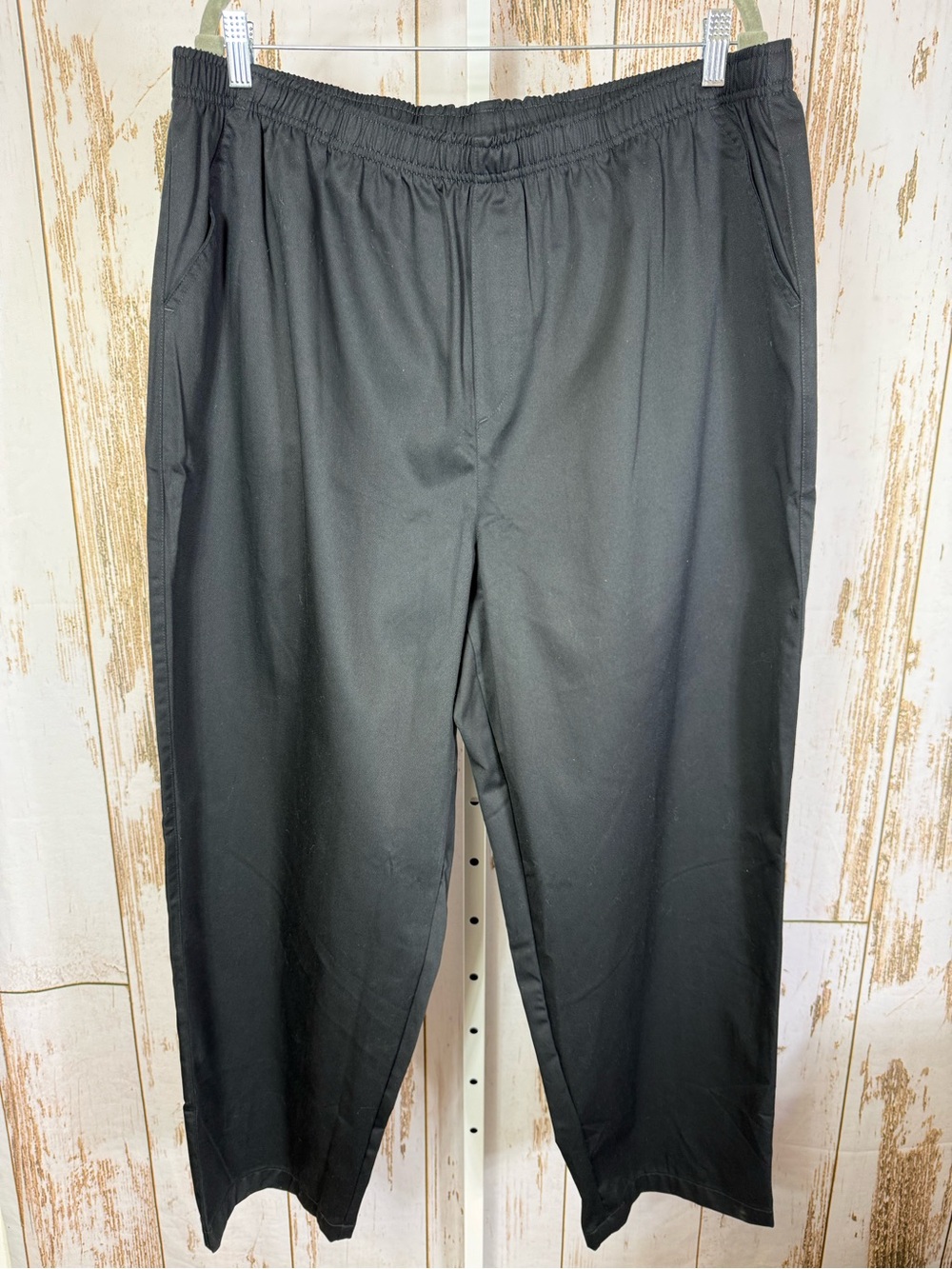Cabin Creek, Black Elastic Waist Tapered Pants. Size 24W. Pristine condition!